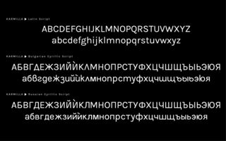 Grotesque Sans Serif Latin typeface, extended