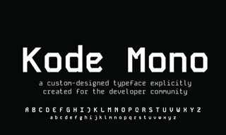 Developer mono typeface