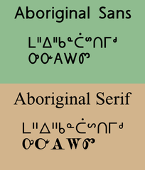 unicode fonts for North-American Aboriginal languages