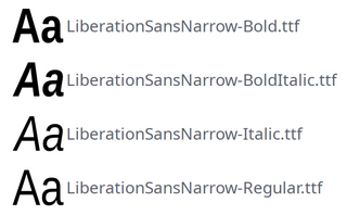 Sans-serif Narrow fonts to replace commonly used Arial Narrow