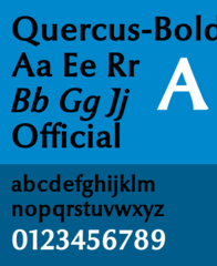 Fonts suitable for education and institutional use
