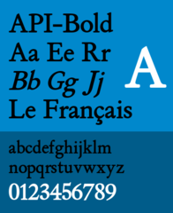 Fonts suitable for education and institutional use