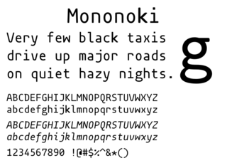 font for programming and code review
