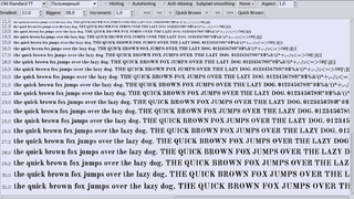 smart font with wide range of Latin, Greek and Cyrillic characters