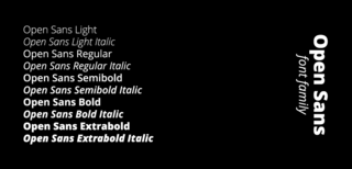 humanist sans serif typeface by Steve Matteson