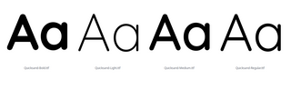 sans-serif font with round attributes