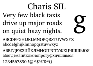 Font family for wide range of languages that use the Latin and Cyrillic scripts