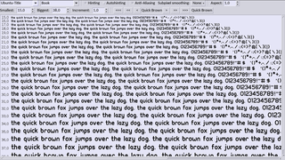 font used to create the Ubuntu logo (2004‒2010)
