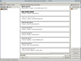Find, view and manage font files of all kinds