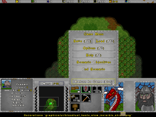 Realtime fantasy strategy game for Unix and X