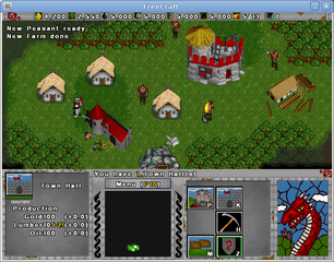 Realtime fantasy strategy game for Unix and X