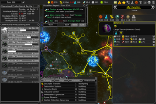 turn-based space empire and galactic conquest game