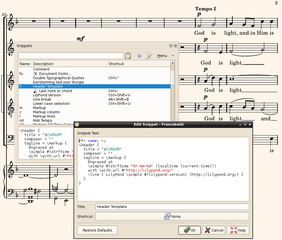 Snippet manager and editor