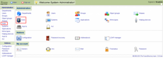 Web Based LDAP Administration Program