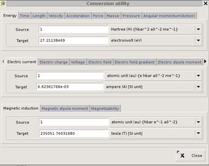 graphical user interface to Ab Initio packages