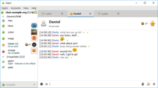 Roster and Single Chat in one window