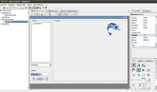 Visual development environment for the Gambas programming language