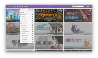 Unified library for games from multiple sources