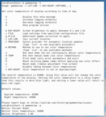 Adjust display hue to outside lighting conditions