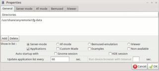 GTK+ frontend for anyRemote