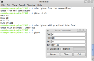 small numeric base converter