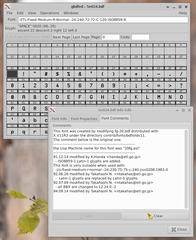 X11 font editor