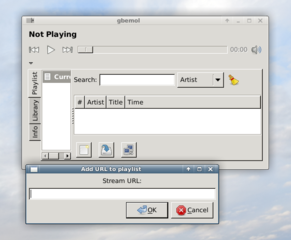 Graphical frontend for the Music Player Daemon (MPD)