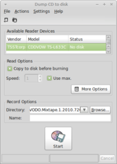 GNOME GUI for cdrdao