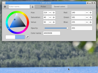 Simple GTK3 color selector and picker