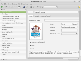 Manage your collections of movies, games, books, music and more