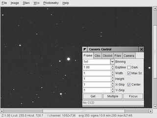 astronomical image processing and photometry gtk+ application