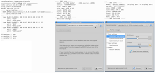 program to control monitor parameters (graphical interface)