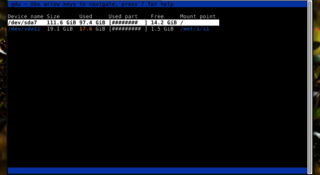 Pretty fast disk usage analyzer