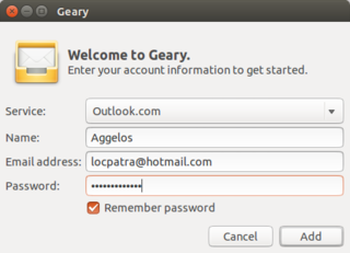 Add email account