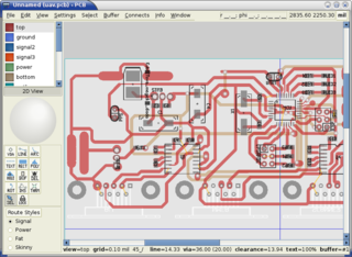 geda pcb editor
