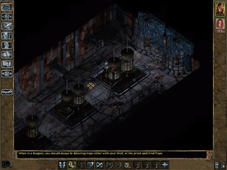 Baldur's Gate II: Shadow of Amn shown running via gemRB