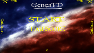 The title screen of the game.