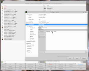 fully GUI-configurable, two-pane X file manager