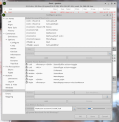 fully GUI-configurable, two-pane X file manager