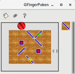 Recreate a grid of mirrors from clues given by tests
