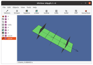 graphical viewer for Gerris simulation files