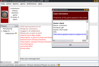 GGZ Gaming Zone: advanced core client for KDE