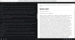 separation between the write and what it gives