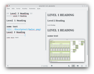 Distraction-free, themeable Markdown editor