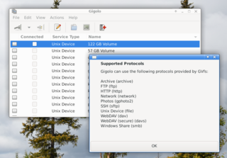 may mount partitions and supported protocols