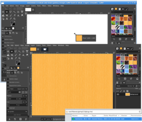 generates large textures from a small sample