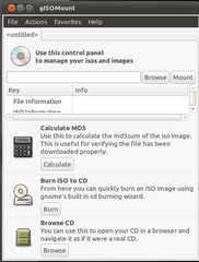 A utility for mounting and managing .iso images
