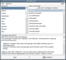 Helper to reconfigure packages with Debconf