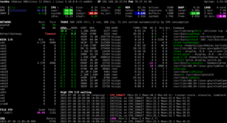 Curses-based monitoring tool