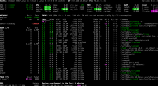 Curses-based monitoring tool